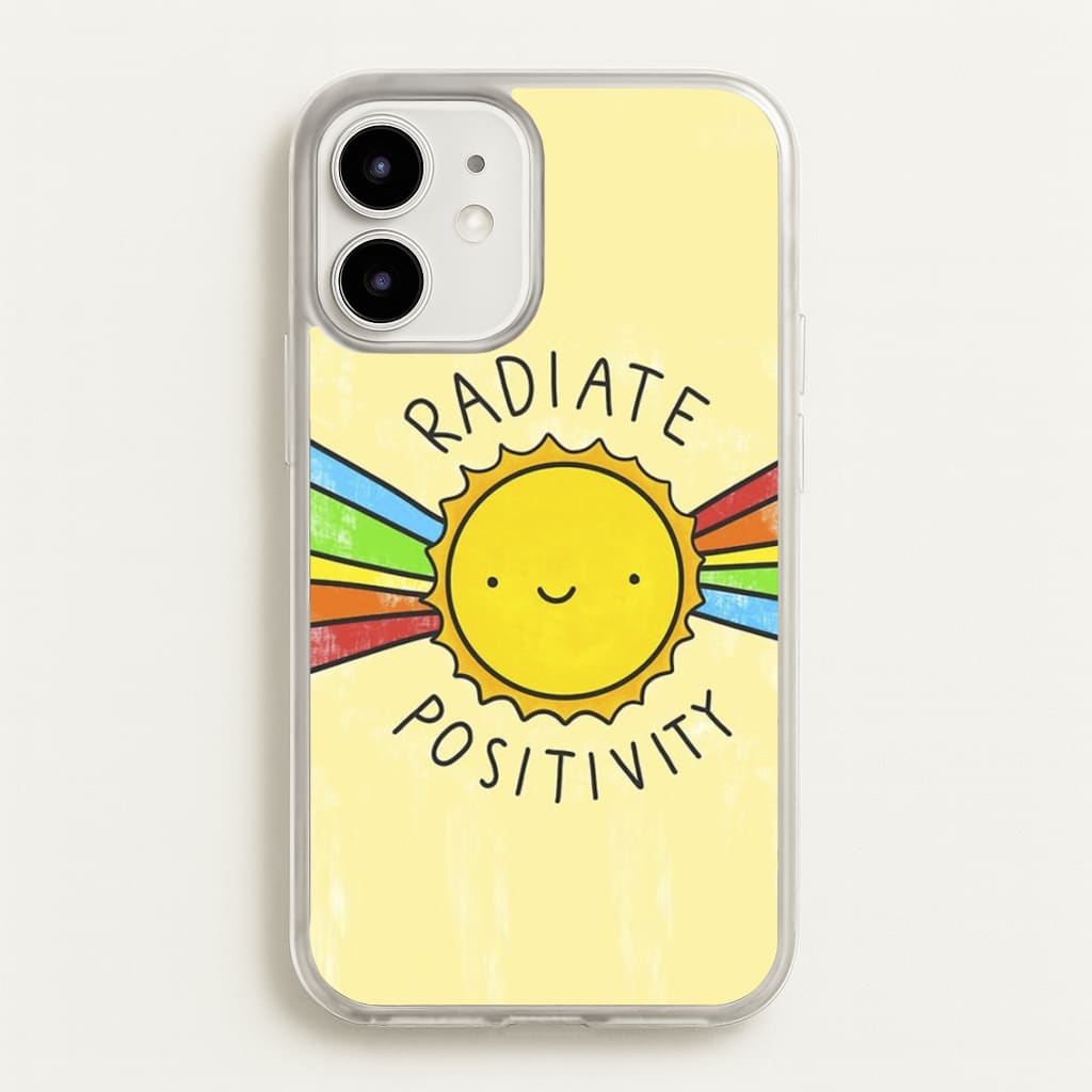 Radiate Positivity Sunshine - Positivity - Positivity Phone Case for iPhone 12 Mini