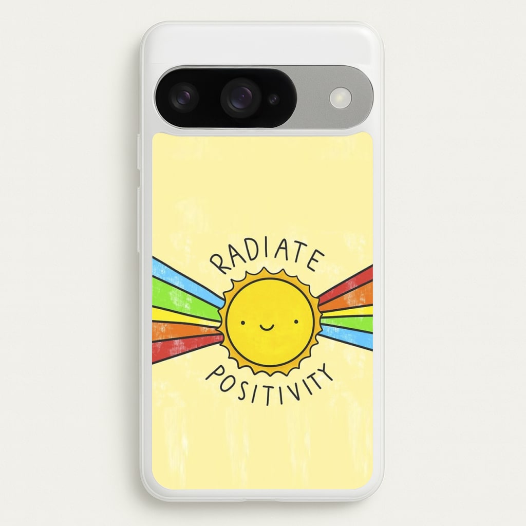Radiate Positivity Sunshine - Positivity Phone Case for Google Pixel 10 / 10 Pro