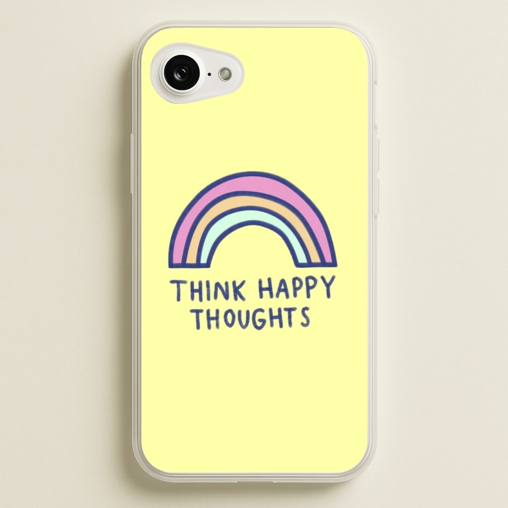 Think Happy Thoughts - Positivity - Positivity Phone Case for iPhone 16e