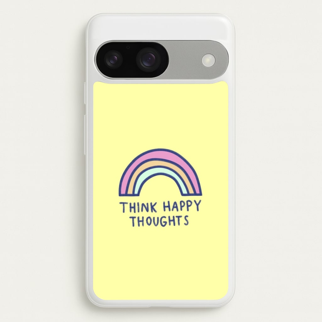 Think Happy Thoughts - Positivity - Positivity Phone Case for Google Pixel 9 / 9 Pro