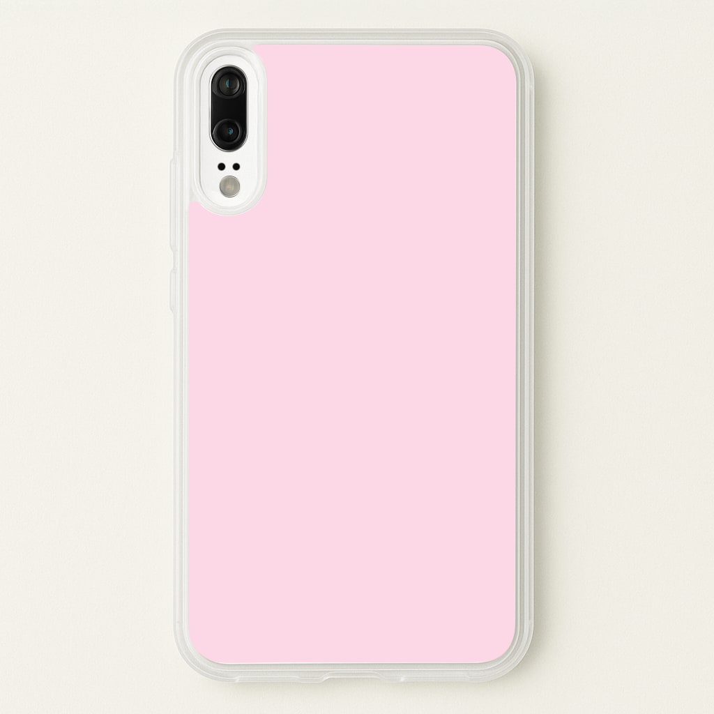 Back To Casics - Pretty Pastels - Plain Pink - Plain Phone Case for Huawei P20