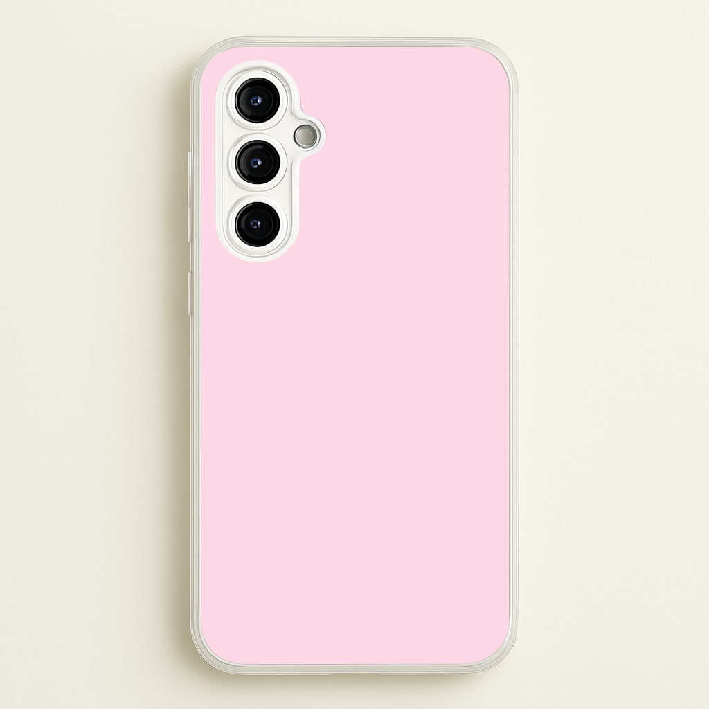 Back To Casics - Pretty Pastels - Plain Pink - Plain Phone Case for Galaxy A54