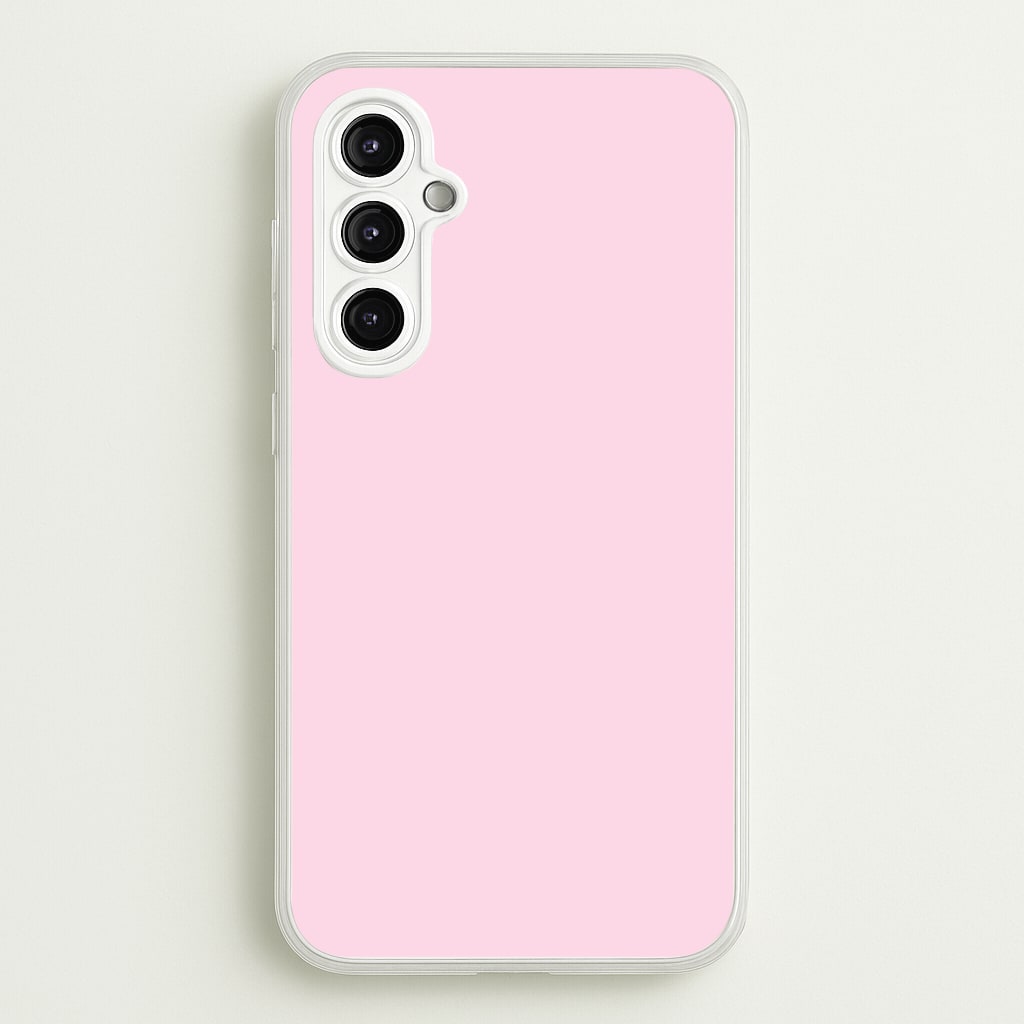 Back To Casics - Pretty Pastels - Plain Pink - Plain Phone Case for Galaxy A14