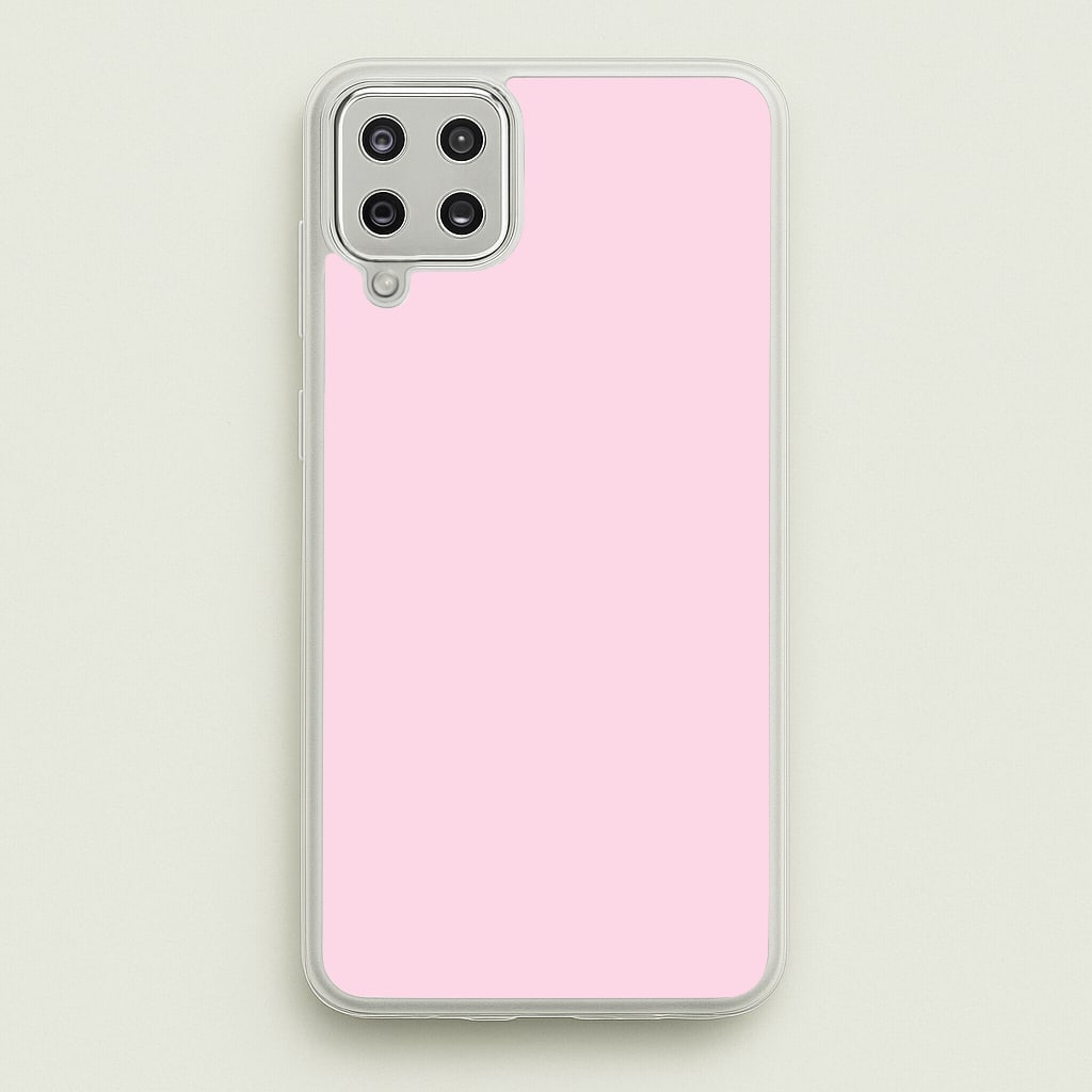 Back To Casics - Pretty Pastels - Plain Pink - Plain Phone Case for Galaxy A12