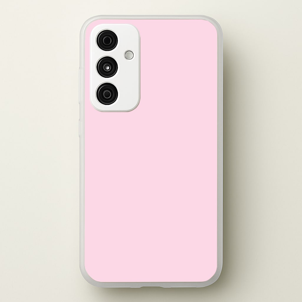 Back To Casics - Pretty Pastels - Plain Pink - Plain Phone Case for Galaxy A35