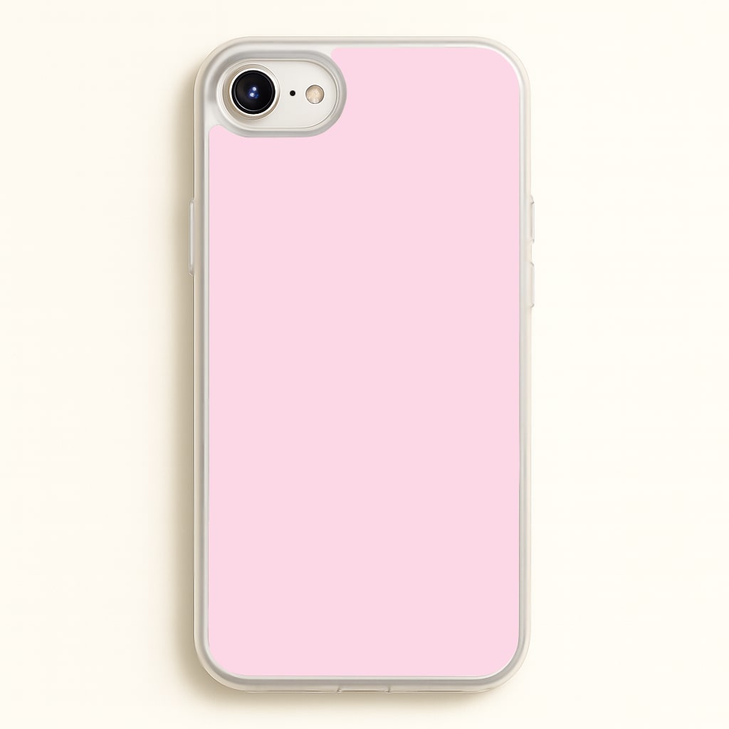 Back To Casics - Pretty Pastels - Plain Pink - Plain Phone Case for iPhone 6 / 7 / 8 / SE