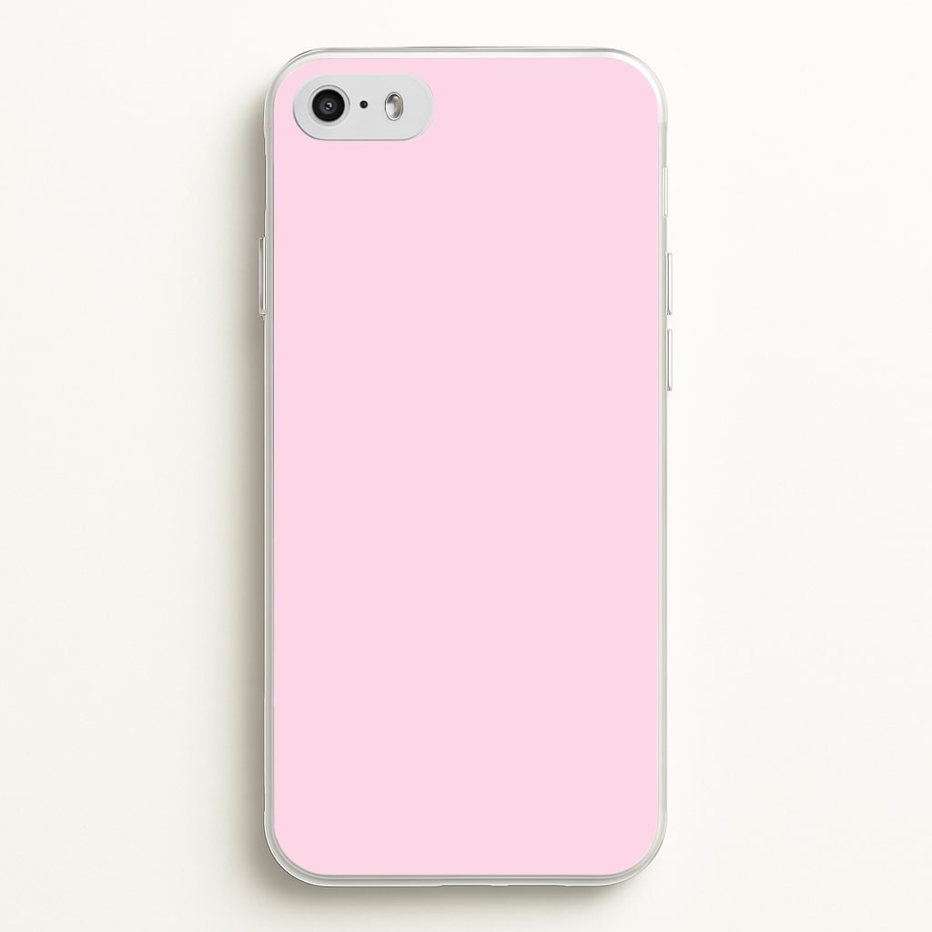 Back To Casics - Pretty Pastels - Plain Pink - Plain Phone Case for iPhone 5 / 5s / SE 2016
