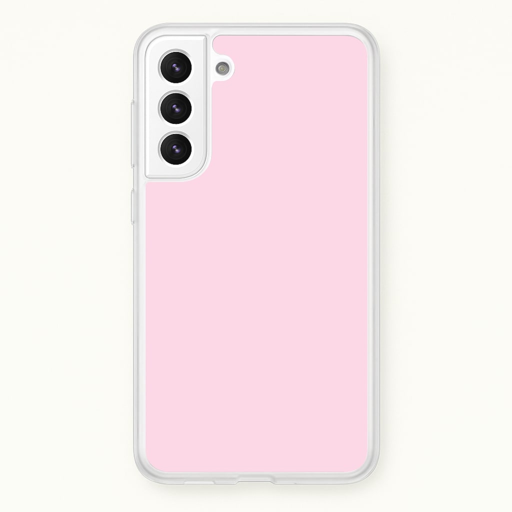Back To Casics - Pretty Pastels - Plain Pink - Plain Phone Case for Galaxy S22