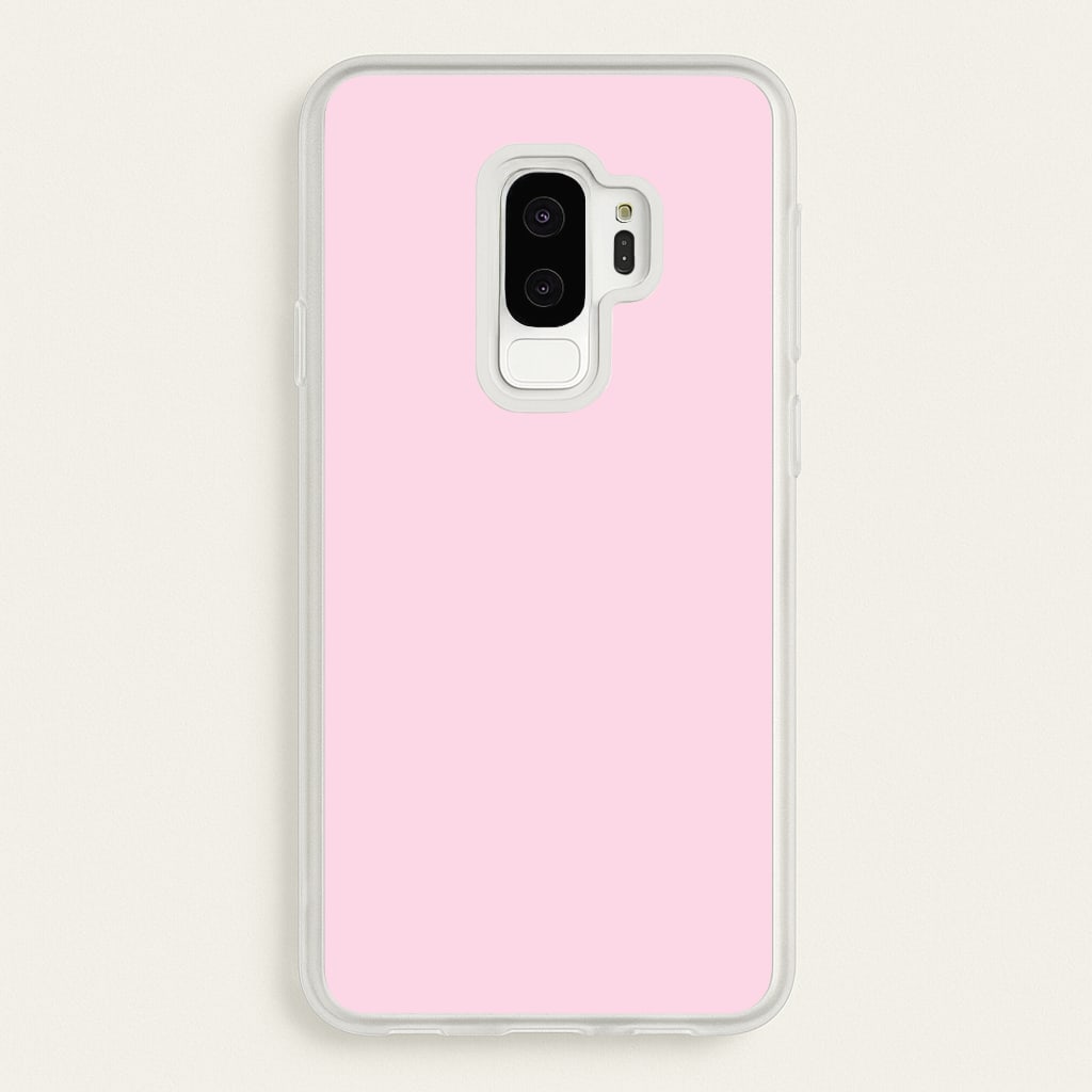 Back To Casics - Pretty Pastels - Plain Pink - Plain Phone Case for Galaxy S9 Plus