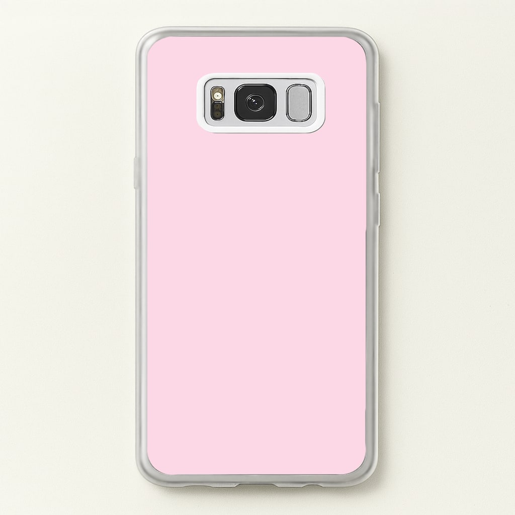 Back To Casics - Pretty Pastels - Plain Pink - Plain Phone Case for Galaxy S8