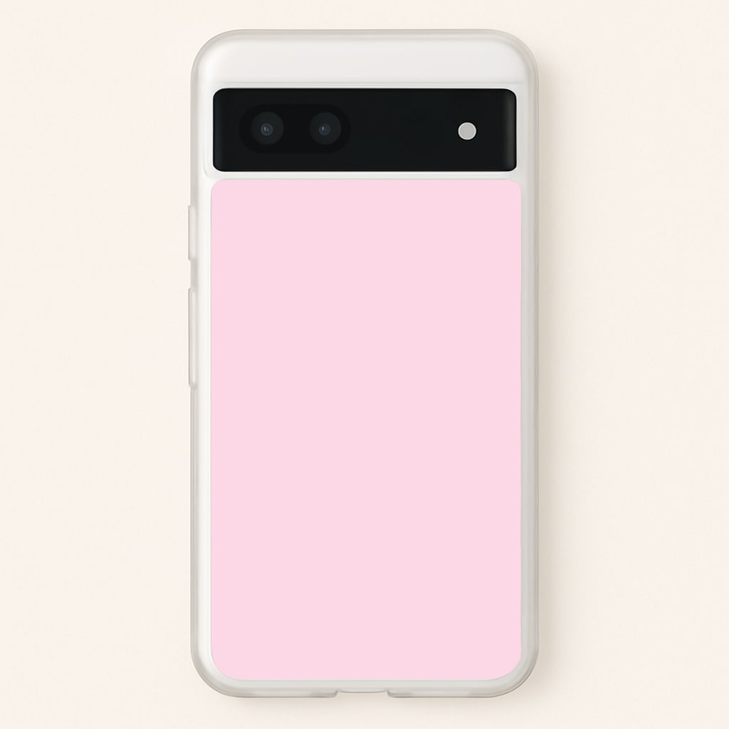 Back To Casics - Pretty Pastels - Plain Pink - Plain Phone Case for Google Pixel 7a