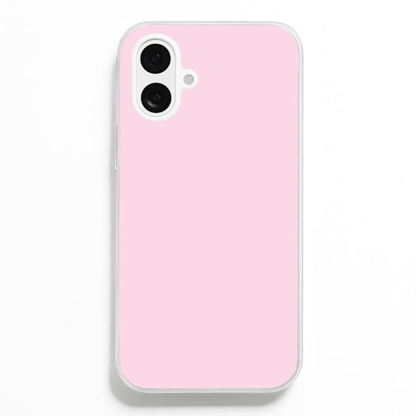 Back To Casics - Pretty Pastels - Plain Pink - Plain Phone Case for iPhone 16 Plus