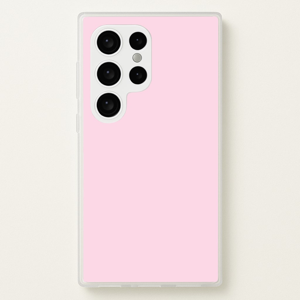 Back To Casics - Pretty Pastels - Plain Pink - Plain Phone Case for Galaxy S24 Ultra
