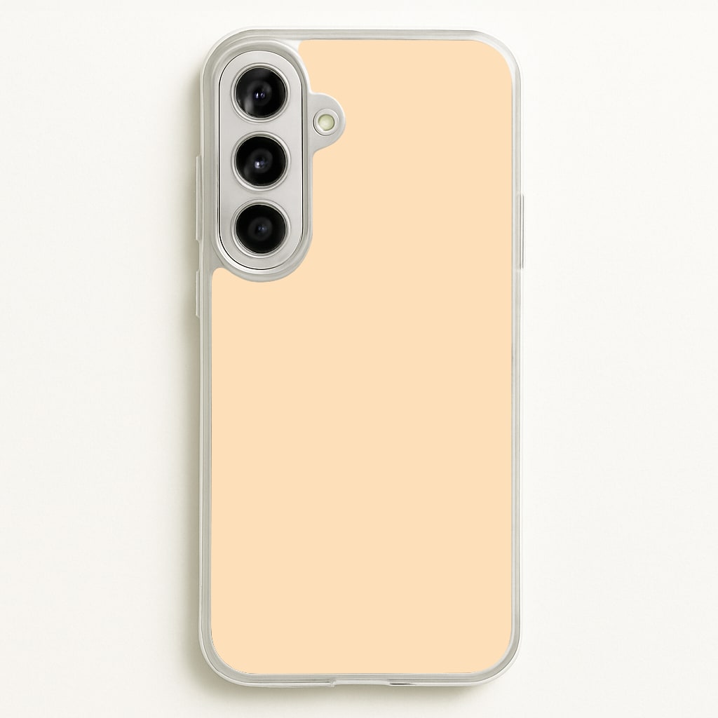 Back To Casics - Pretty Pastels - Plain Orange - Plain Phone Case for Galaxy A56