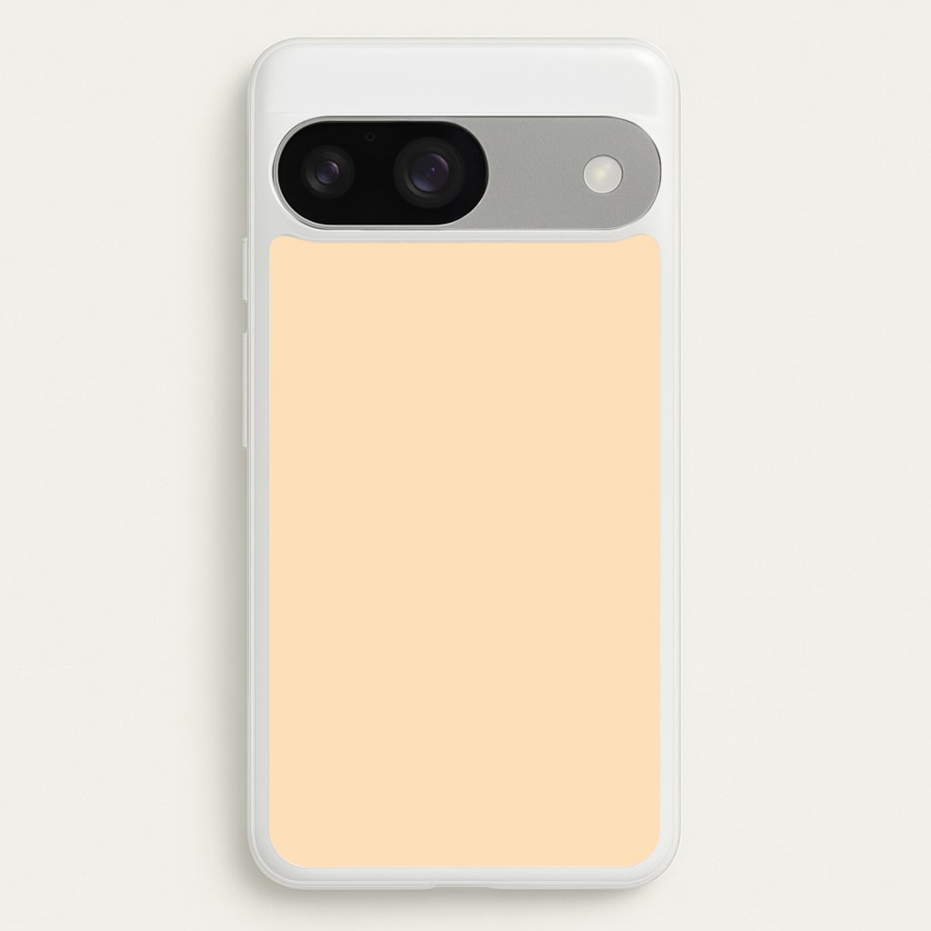 Back To Casics - Pretty Pastels - Plain Orange - Plain Phone Case for Google Pixel 9 / 9 Pro