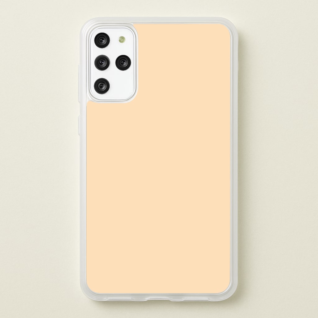 Back To Casics - Pretty Pastels - Plain Orange - Plain Phone Case for Galaxy S20 Plus