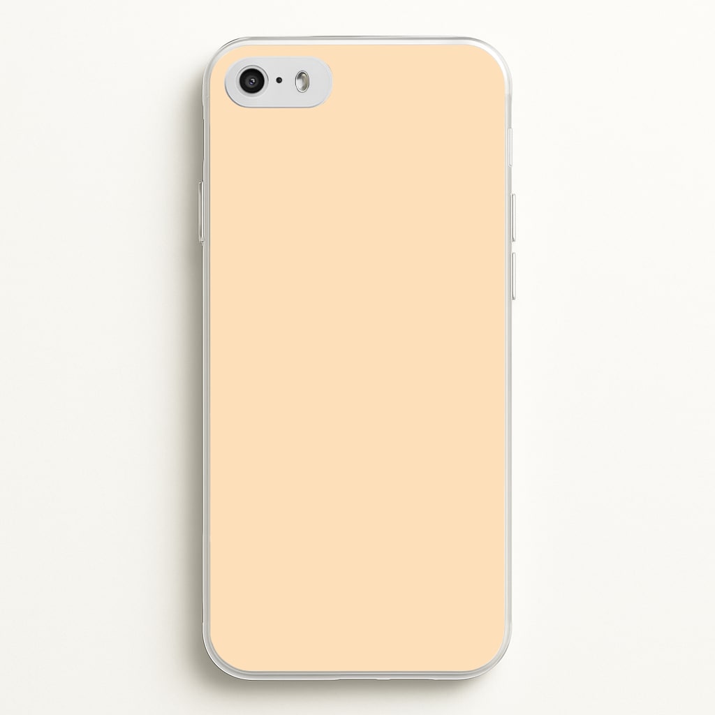 Back To Casics - Pretty Pastels - Plain Orange - Plain Phone Case for iPhone 5 / 5s / SE 2016