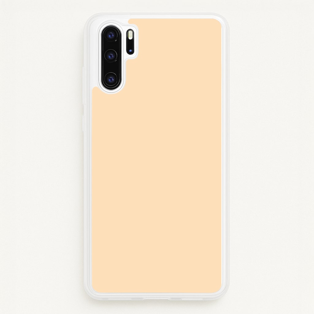 Back To Casics - Pretty Pastels - Plain Orange - Plain Phone Case for Huawei P30 Pro