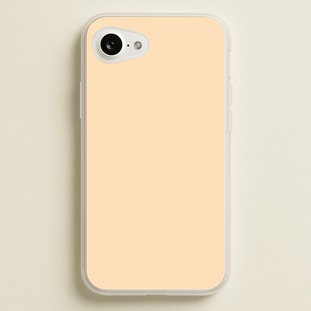 Back To Casics - Pretty Pastels - Plain Orange - Plain Phone Case for iPhone 16e