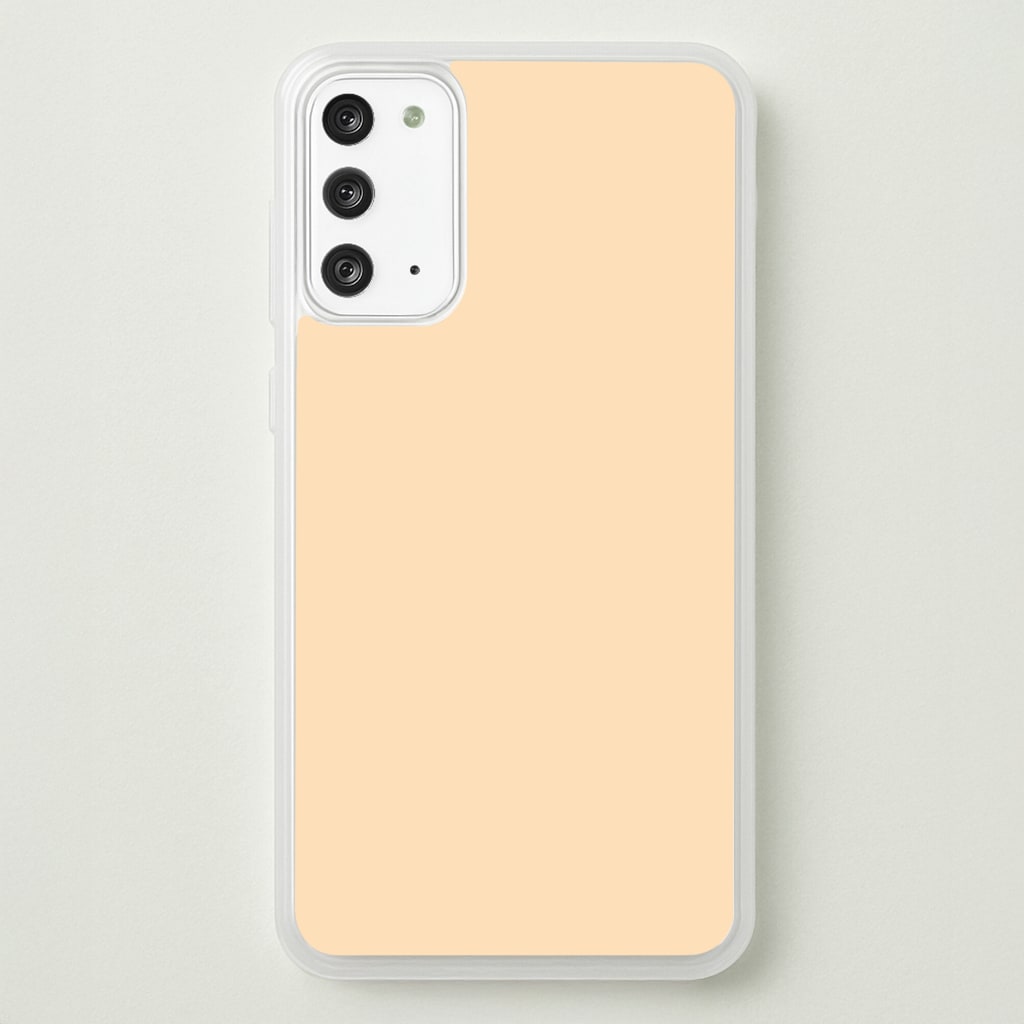 Back To Casics - Pretty Pastels - Plain Orange - Plain Phone Case for Galaxy Note 20