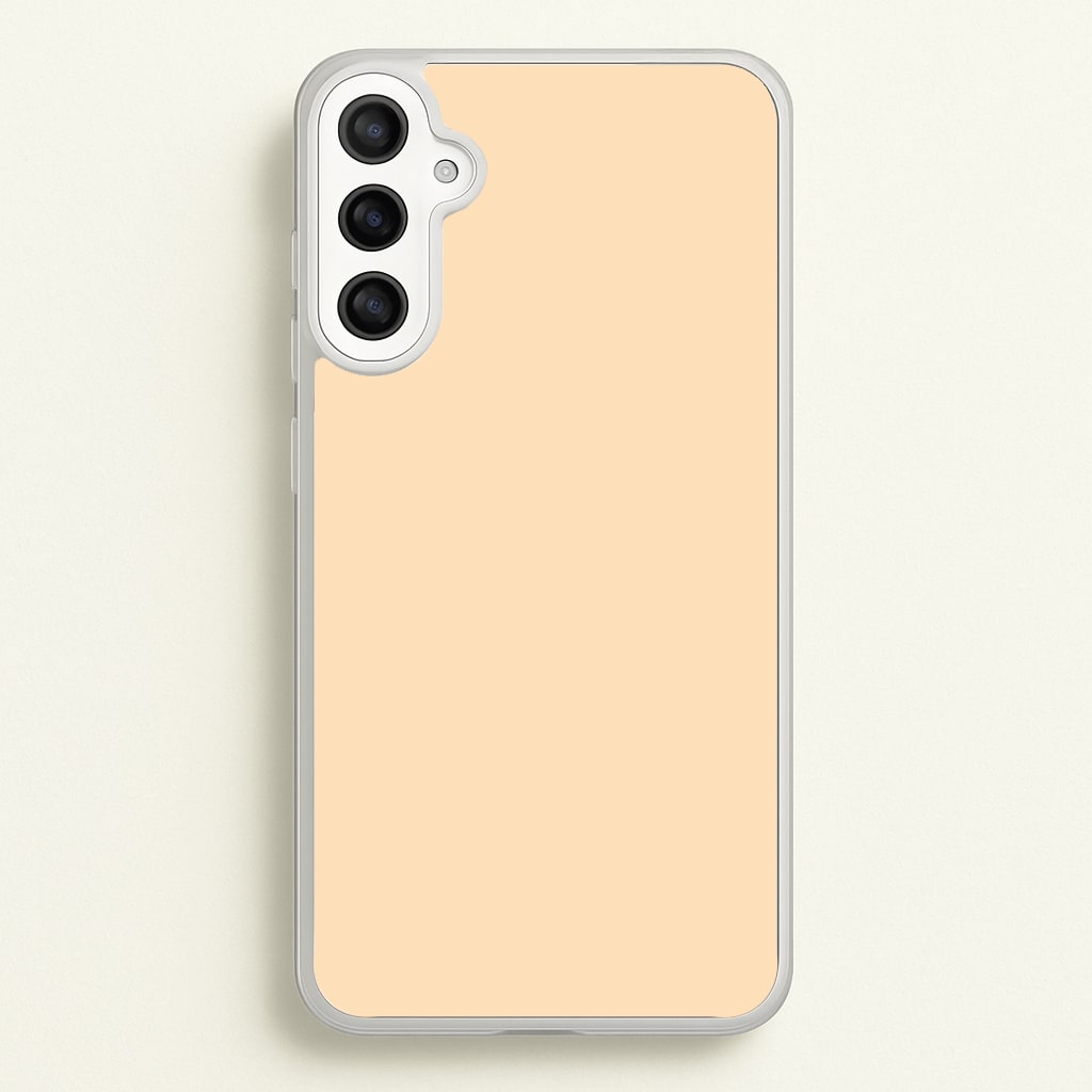 Back To Casics - Pretty Pastels - Plain Orange - Plain Phone Case for Galaxy A36