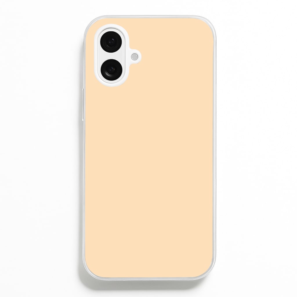 Back To Casics - Pretty Pastels - Plain Orange - Plain Phone Case for iPhone 16 Plus