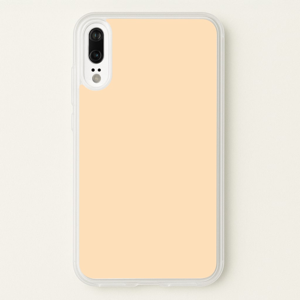 Back To Casics - Pretty Pastels - Plain Orange - Plain Phone Case for Huawei P20