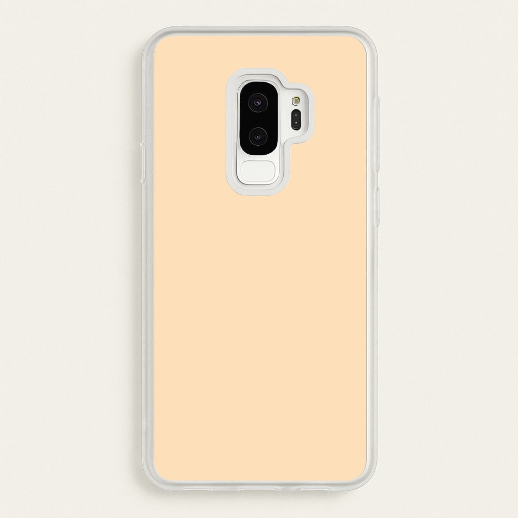Back To Casics - Pretty Pastels - Plain Orange - Plain Phone Case for Galaxy S9 Plus