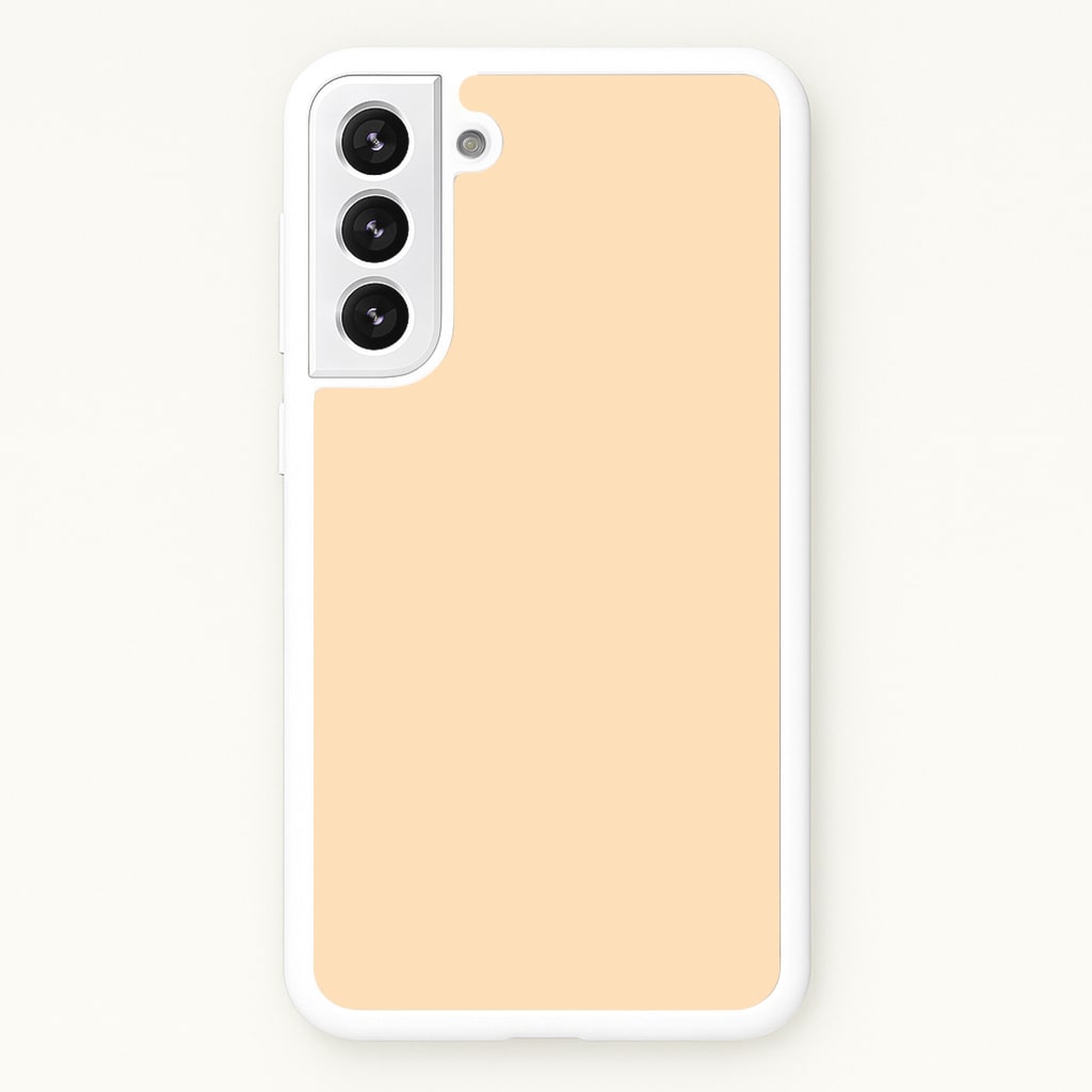 Back To Casics - Pretty Pastels - Plain Orange - Plain Phone Case for Galaxy S22 Plus