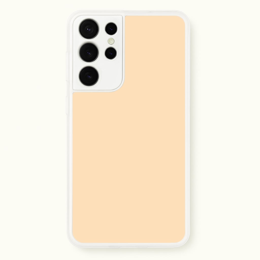Back To Casics - Pretty Pastels - Plain Orange - Plain Phone Case for Galaxy S21 Ultra