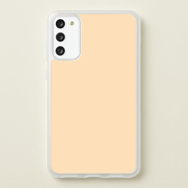 Back To Casics - Pretty Pastels - Plain Orange - Plain Phone Case for Galaxy S20FE