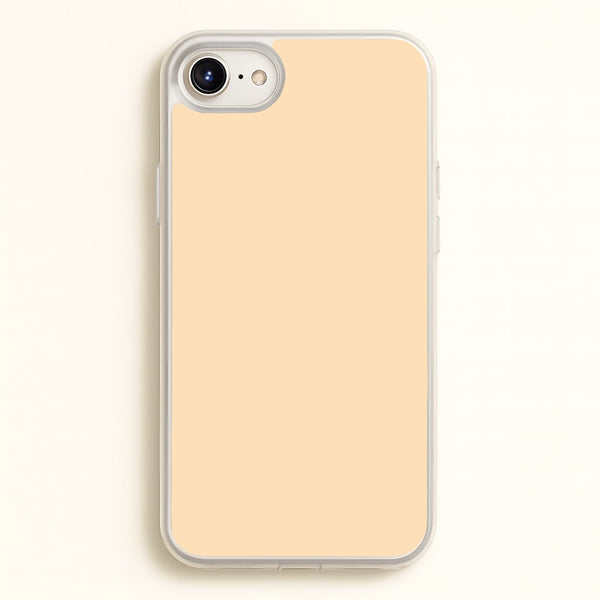 Back To Casics - Pretty Pastels - Plain Orange - Plain Phone Case for iPhone 6 / 7 / 8 / SE