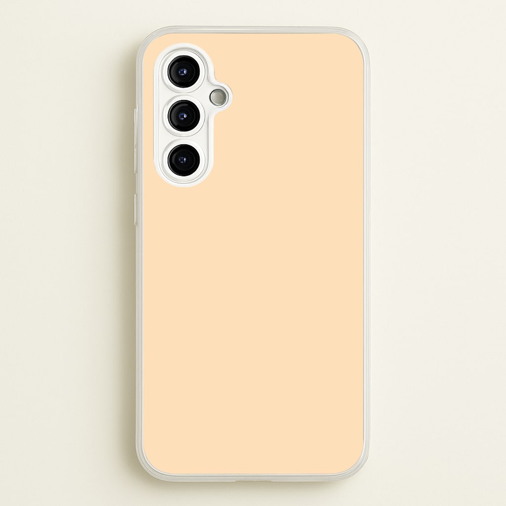 Back To Casics - Pretty Pastels - Plain Orange - Plain Phone Case for Galaxy A54
