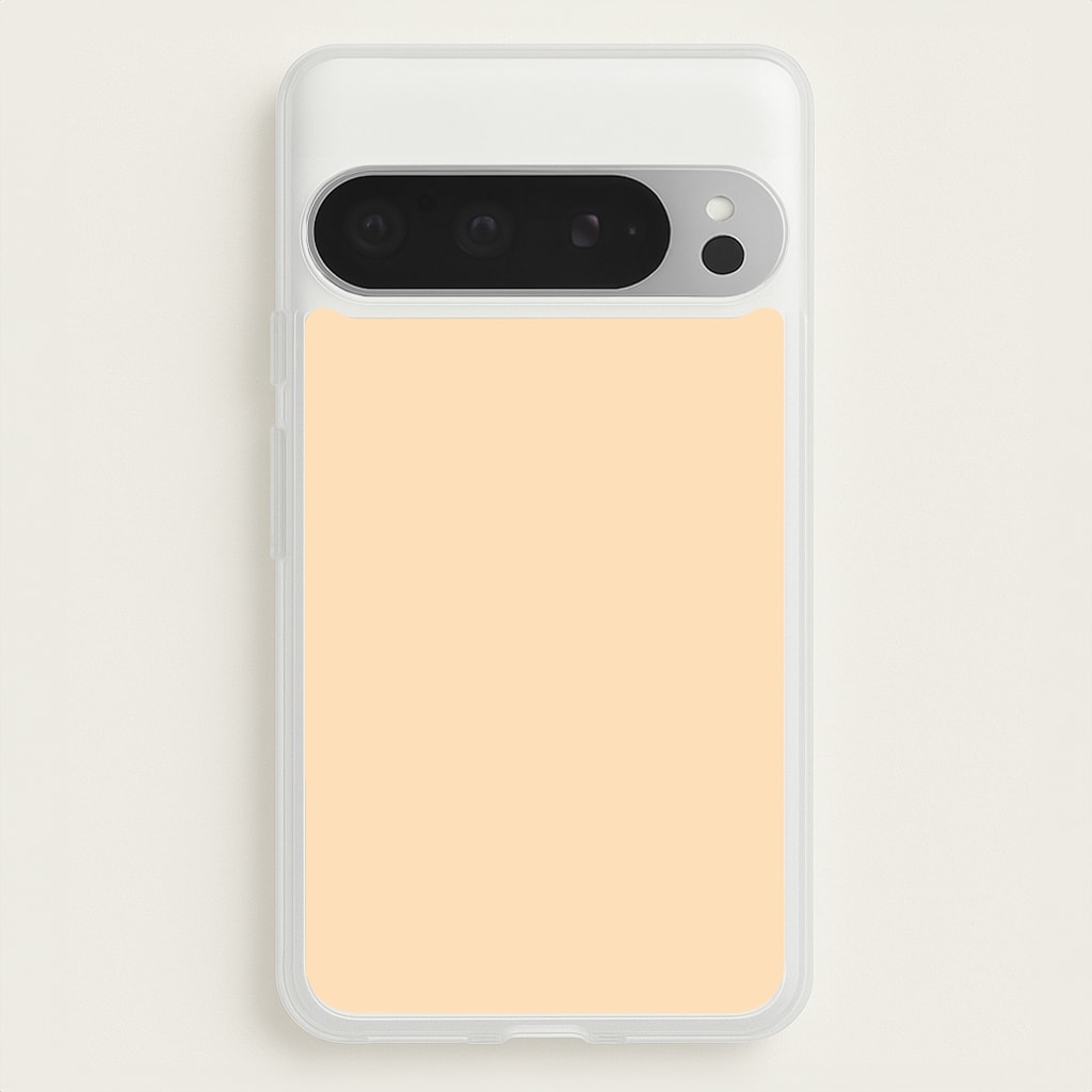 Back To Casics - Pretty Pastels - Plain Orange - Plain Phone Case for Google Pixel 9 Pro XL