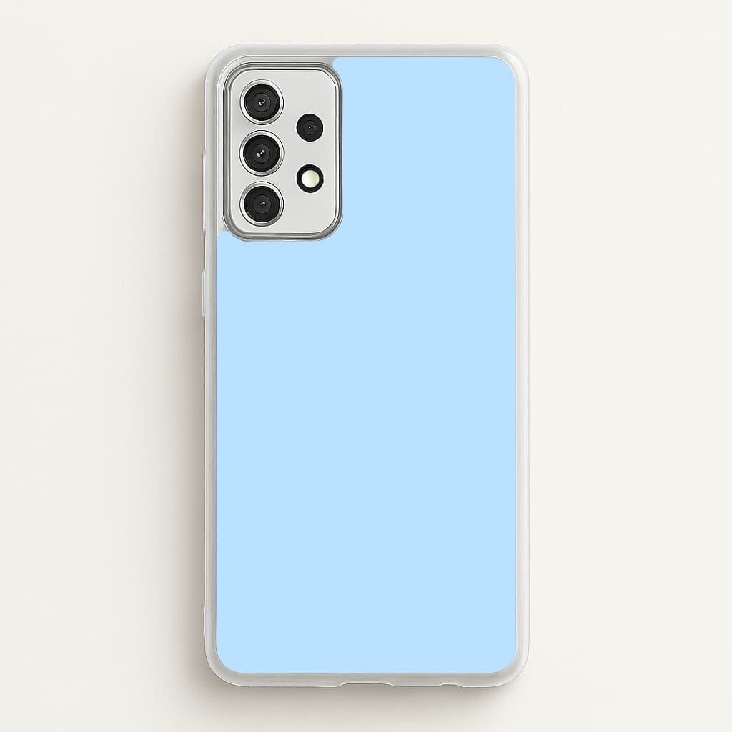 Back To Casics - Pretty Pastels - Plain Blue - Plain Phone Case for Galaxy A52 / A52s