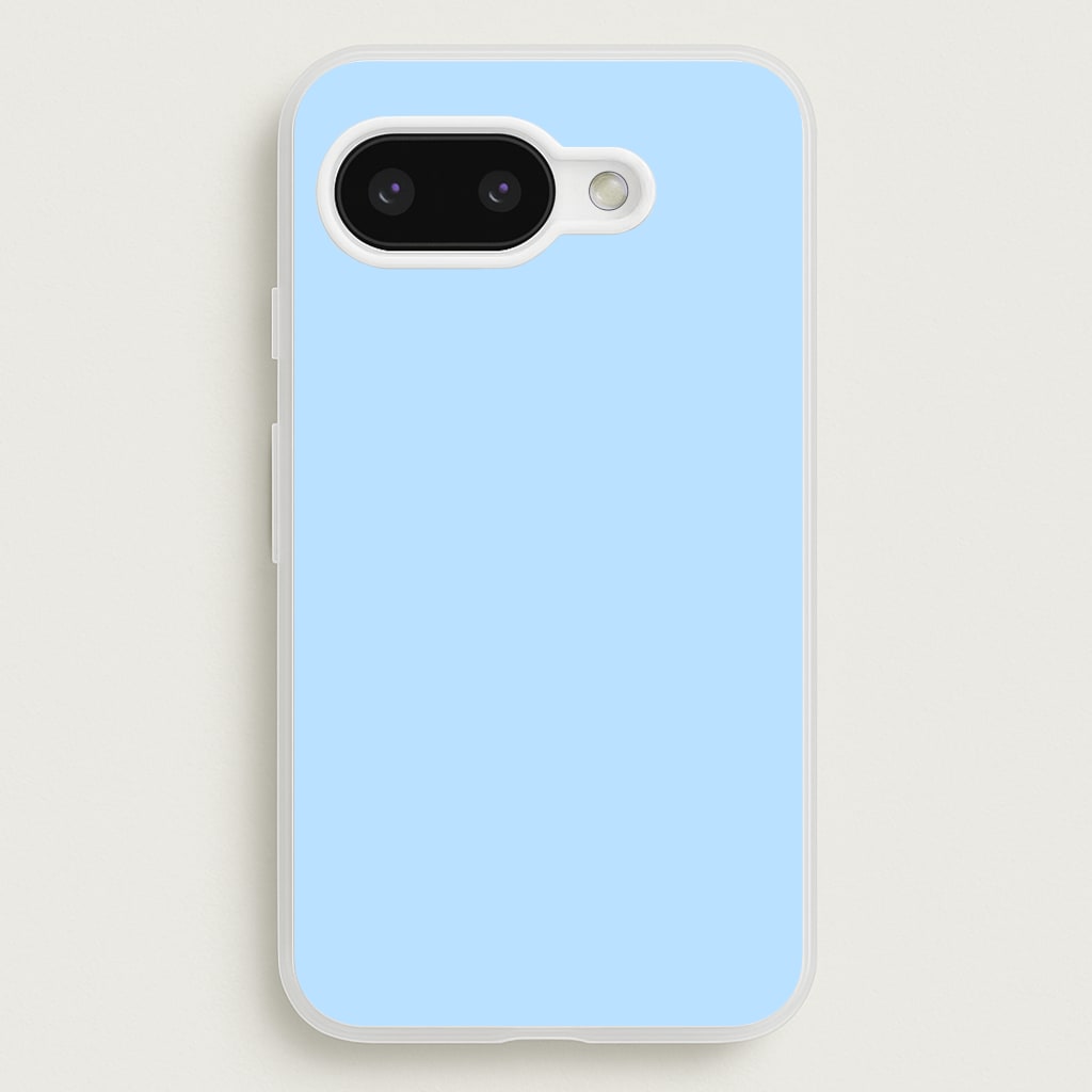 Back To Casics - Pretty Pastels - Plain Blue - Plain Phone Case for Google Pixel 9a