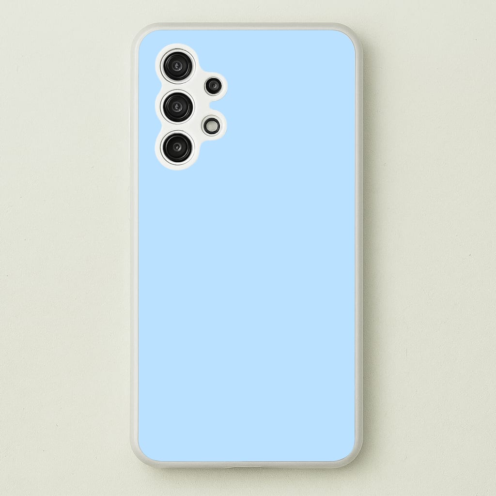 Back To Casics - Pretty Pastels - Plain Blue - Plain Phone Case for Galaxy A13