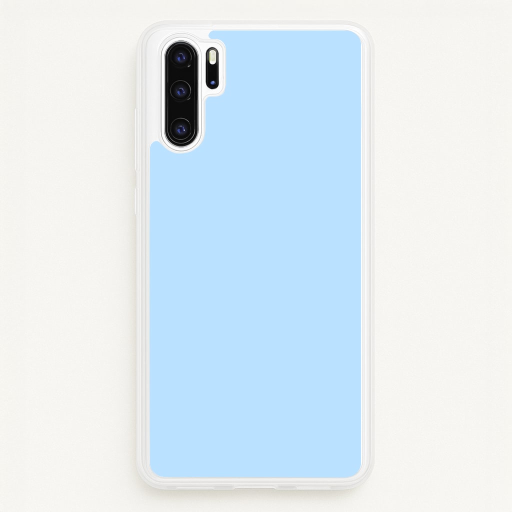 Back To Casics - Pretty Pastels - Plain Blue - Plain Phone Case for Huawei P30 Pro