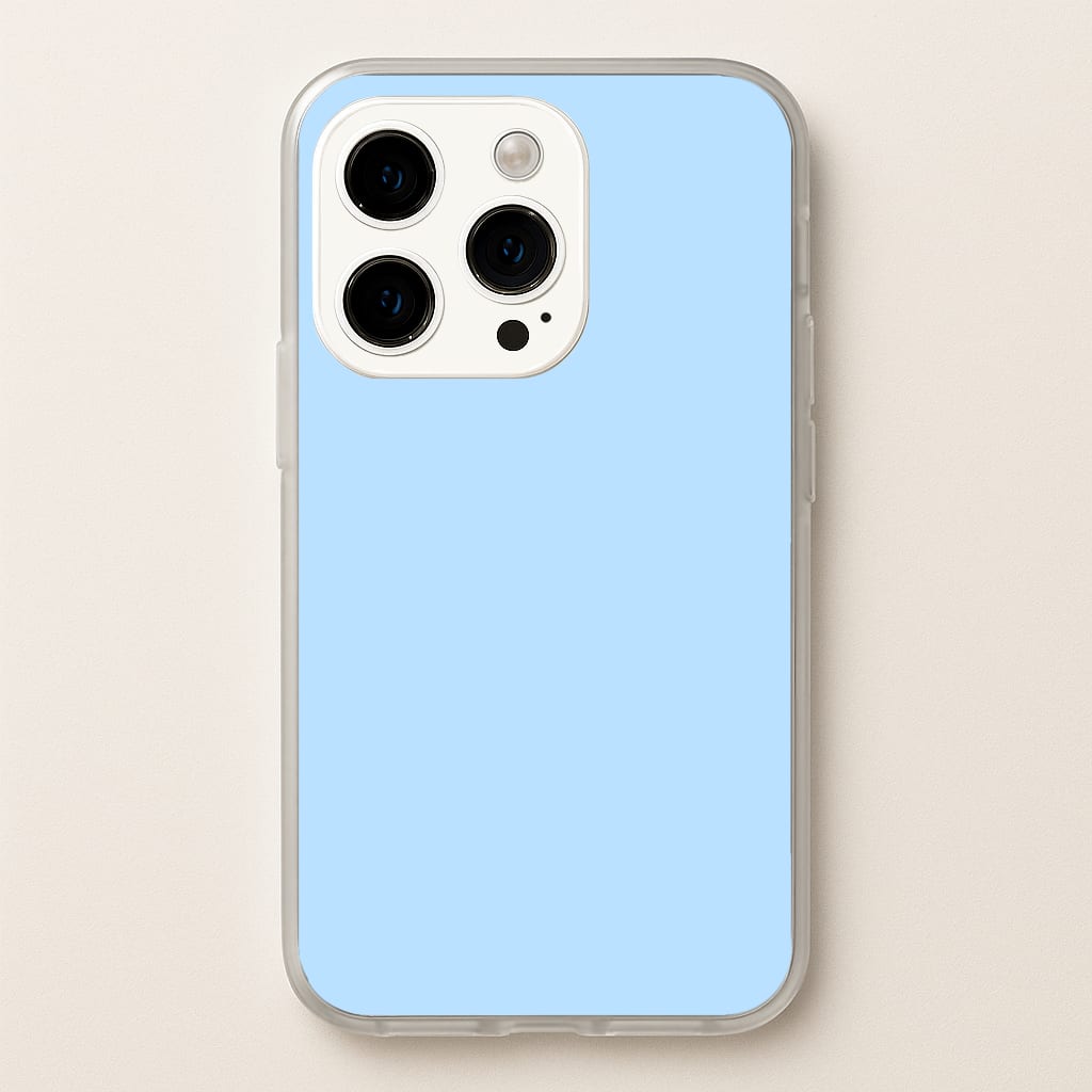 Back To Casics - Pretty Pastels - Plain Blue - Plain Phone Case for iPhone 14 Pro Max