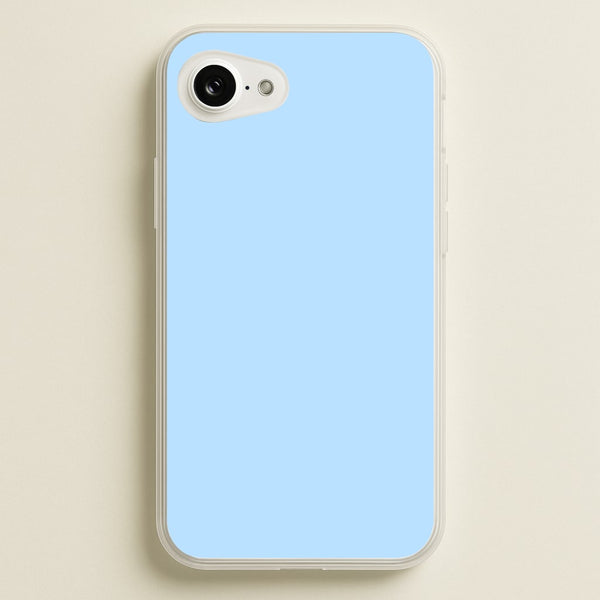 Back To Casics - Pretty Pastels - Plain Blue - Plain Phone Case for iPhone 16e