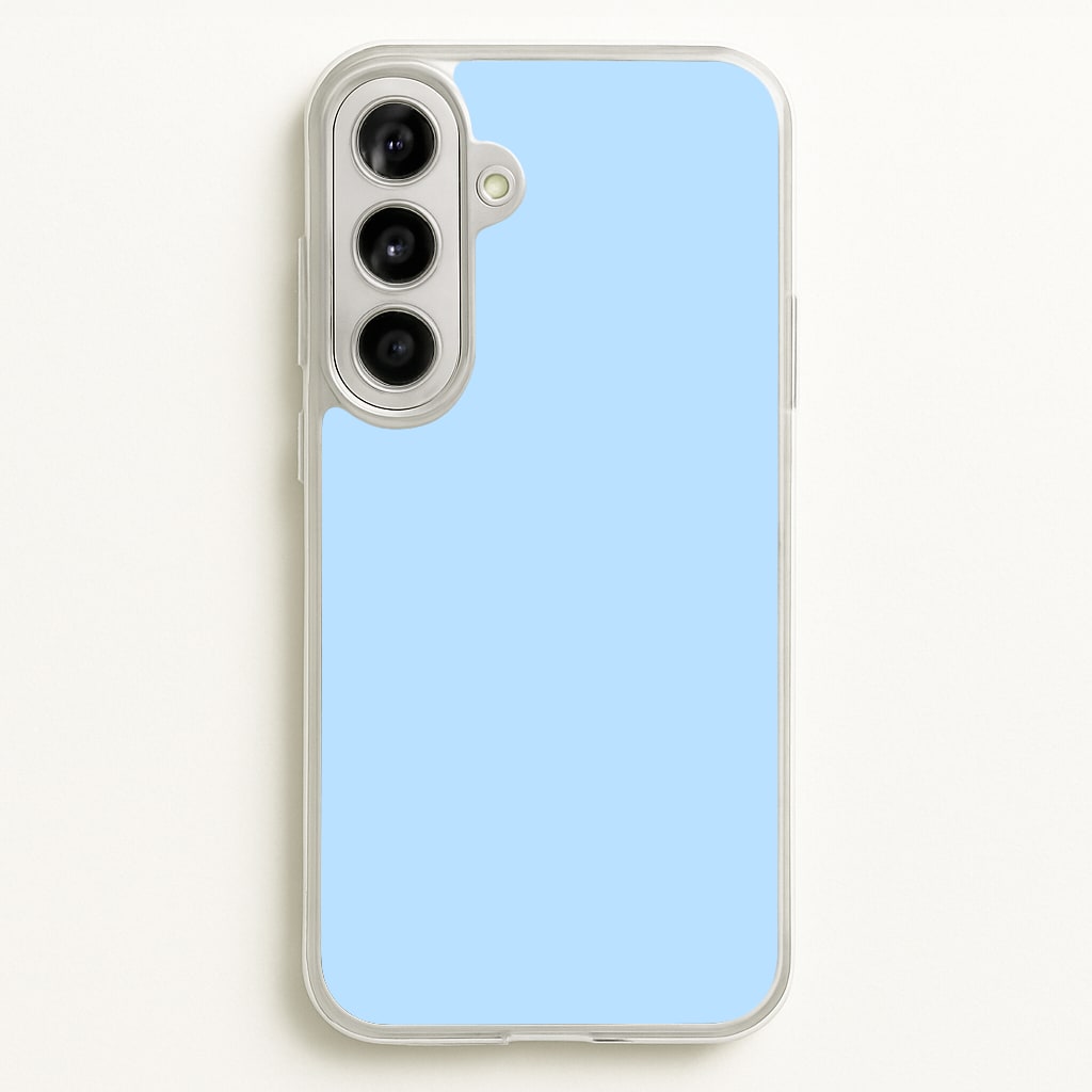 Back To Casics - Pretty Pastels - Plain Blue - Plain Phone Case for Galaxy A56