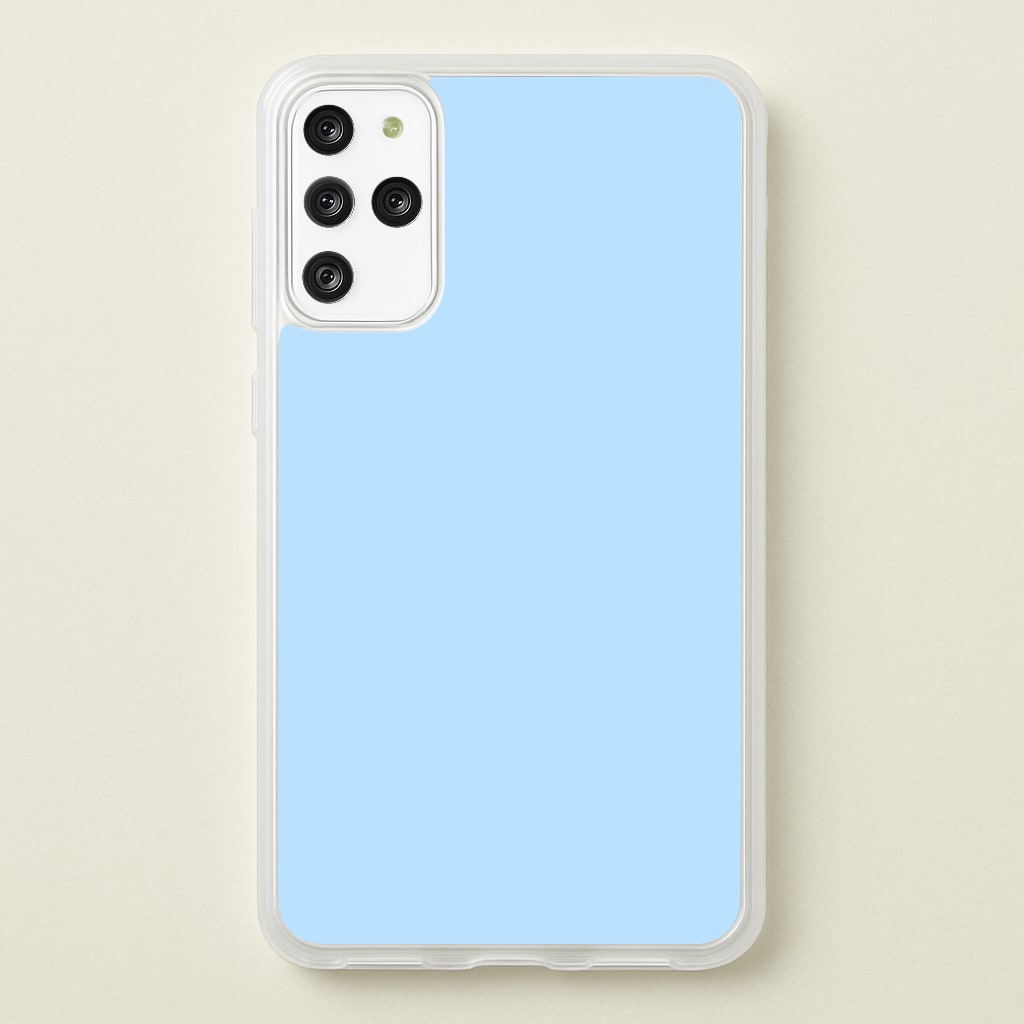 Back To Casics - Pretty Pastels - Plain Blue - Plain Phone Case for Galaxy S20 Plus