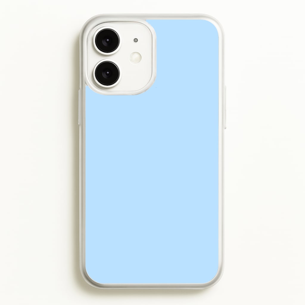 Back To Casics - Pretty Pastels - Plain Blue - Plain Phone Case for iPhone 11
