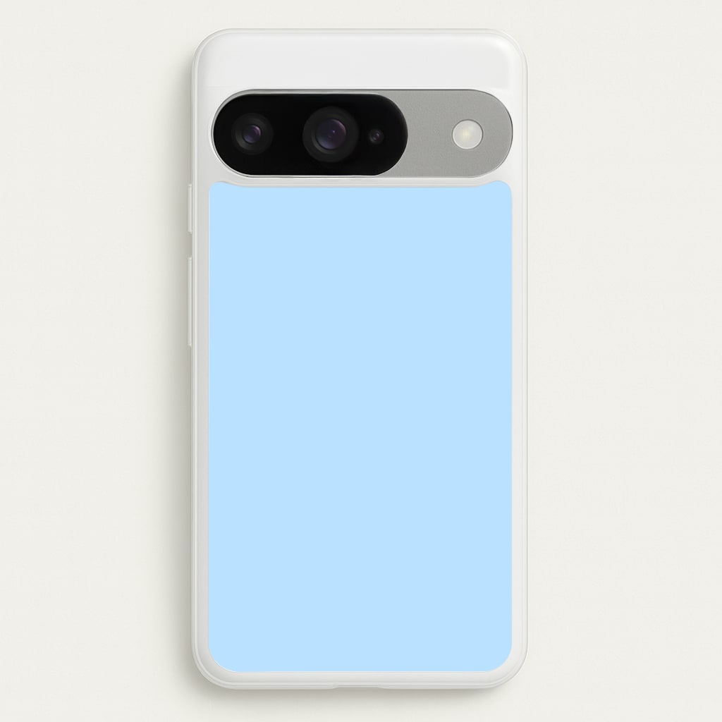 Back To Casics - Pretty Pastels - Plain Blue Phone Case for Google Pixel 10 / 10 Pro