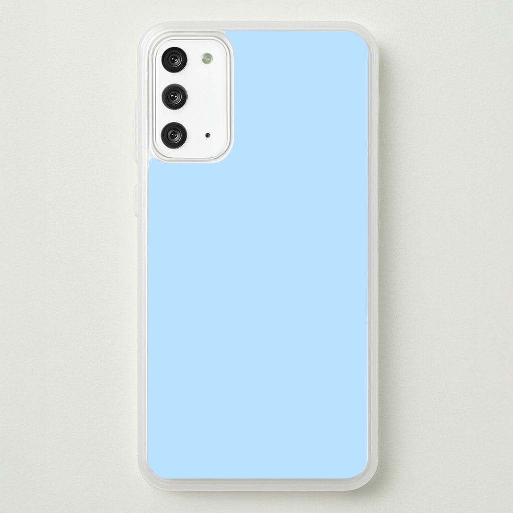 Back To Casics - Pretty Pastels - Plain Blue - Plain Phone Case for Galaxy Note 20