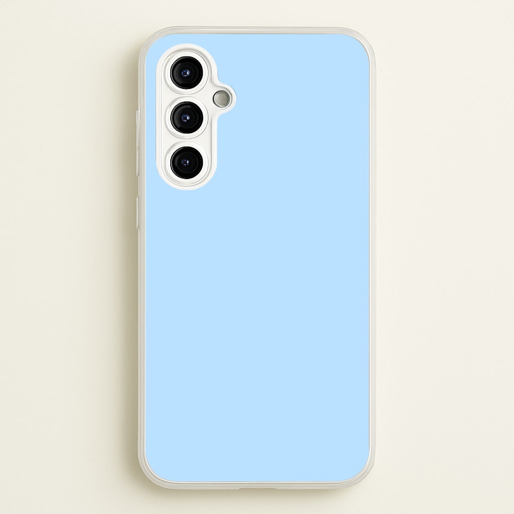 Back To Casics - Pretty Pastels - Plain Blue - Plain Phone Case for Galaxy A54