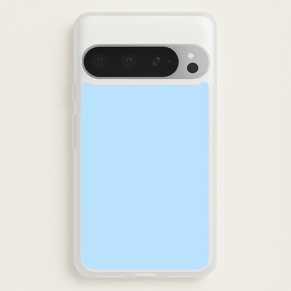 Back To Casics - Pretty Pastels - Plain Blue - Plain Phone Case for Google Pixel 9 Pro XL