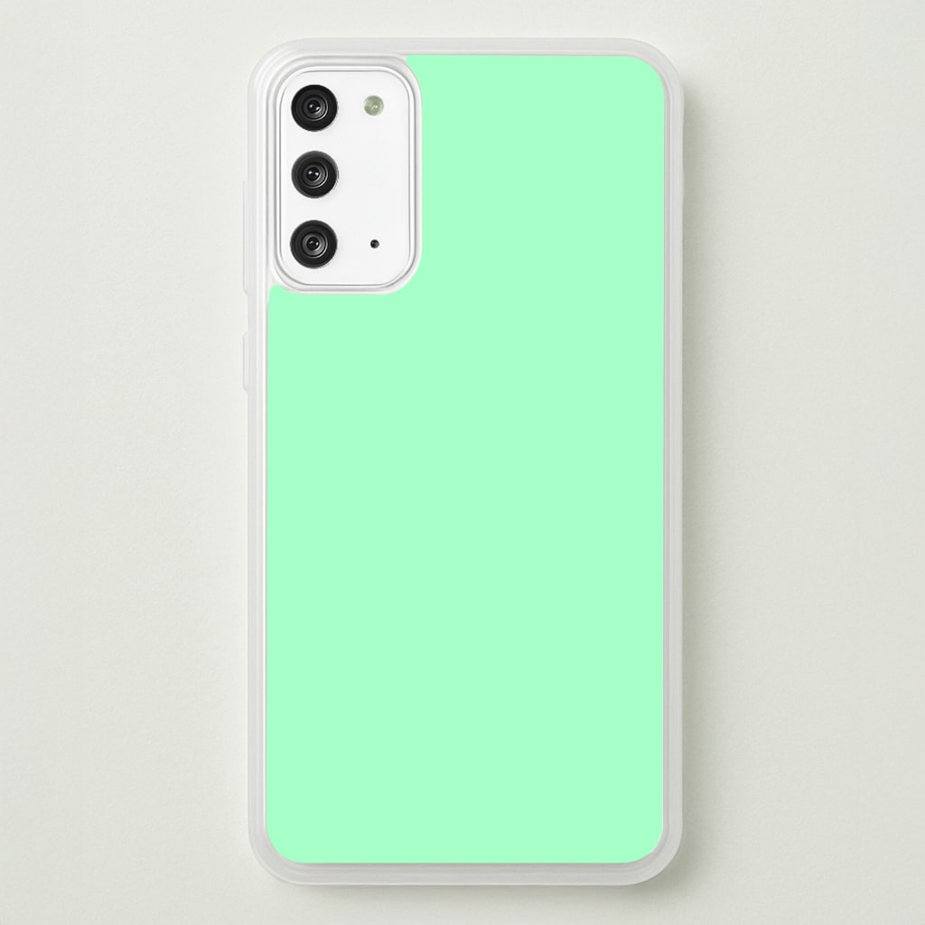 Back To Casics - Pretty Pastels - Plain Green - Plain Phone Case for Galaxy Note 20