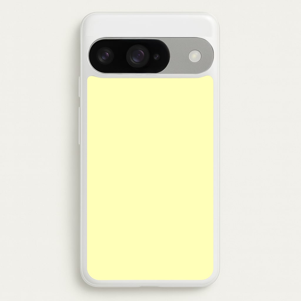 Back To Casics - Pretty Pastels - Plain Yellow Phone Case for Google Pixel 10 / 10 Pro