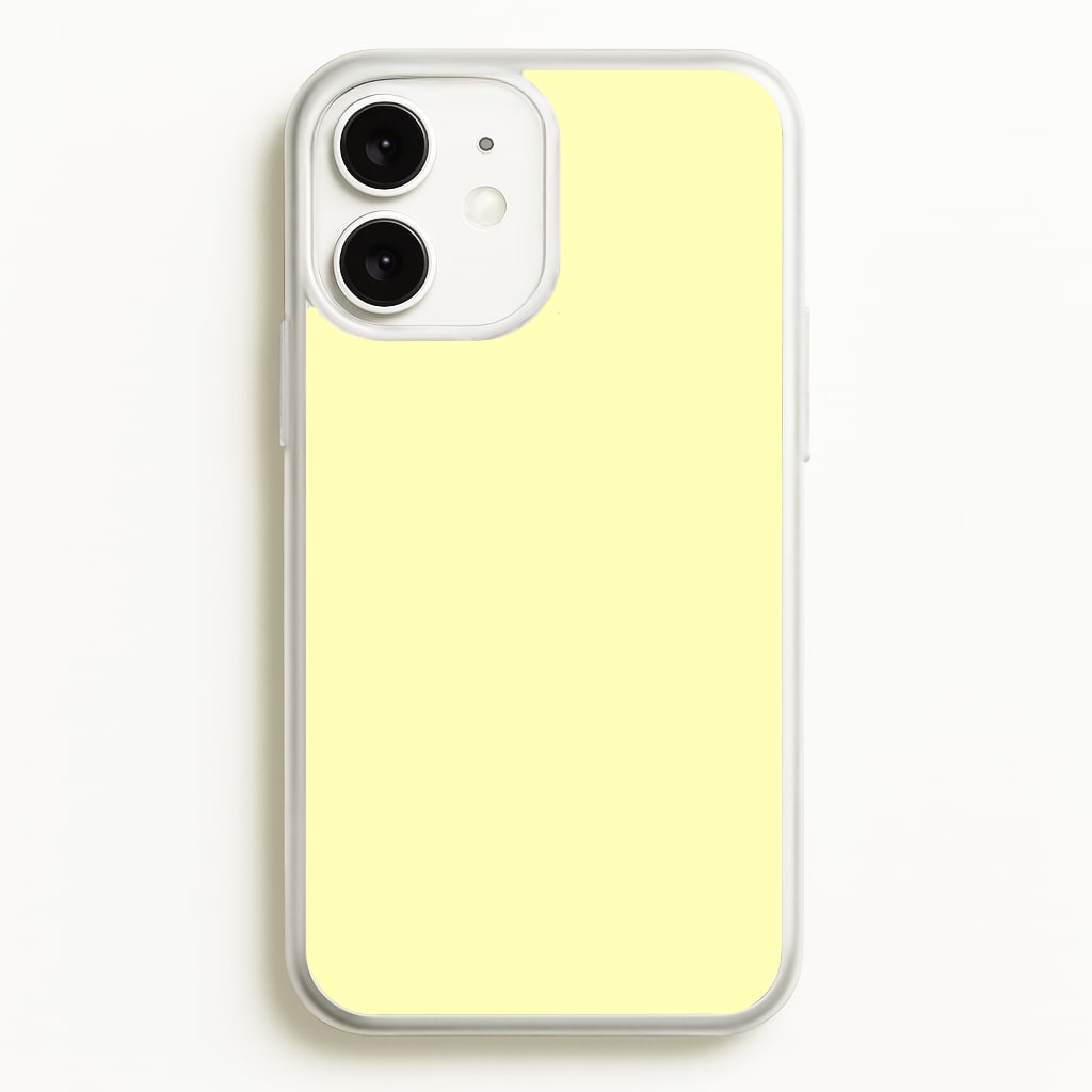 Back To Casics - Pretty Pastels - Plain Yellow - Plain Phone Case for iPhone 11